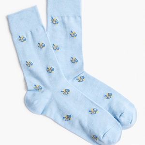 JCrew Men's Trouser Socks- Hanukkah Dreidel NWT